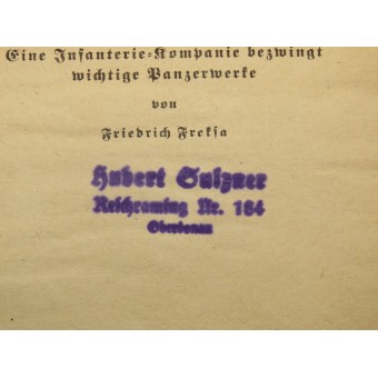 Kriegsbücherei der deutschen Jugend, Heft 54, « Wir durchstossen mourir Maginotlinie ». Espenlaub militaria